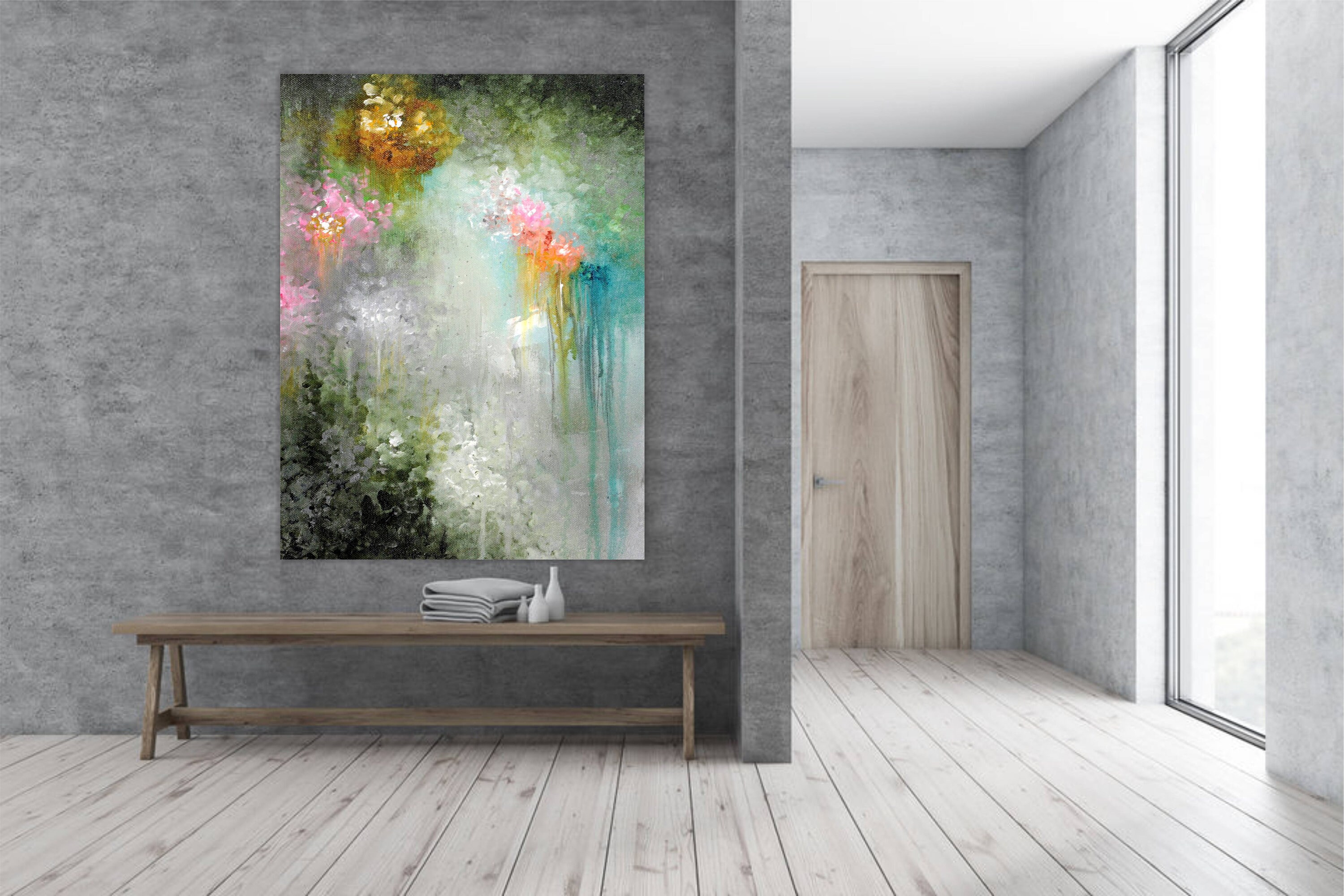 Oversized Abstract Wall Art Original Abstract Painting Etsy