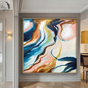abstract oil painting colorful