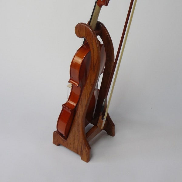 Ash Wood Violin Stand: 1/2, 3/4, 4/4 Size