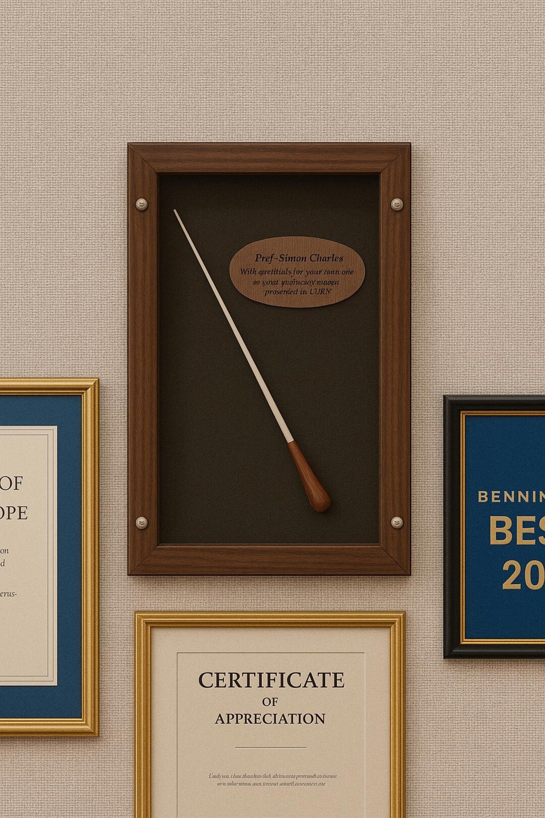 Conductor Baton in Frame. - Etsy