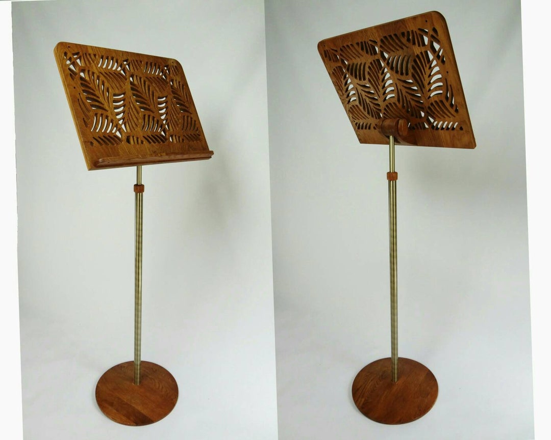 管楽器・吹奏楽器 Vintage Sheet music stand holder Music Stand - Etsy