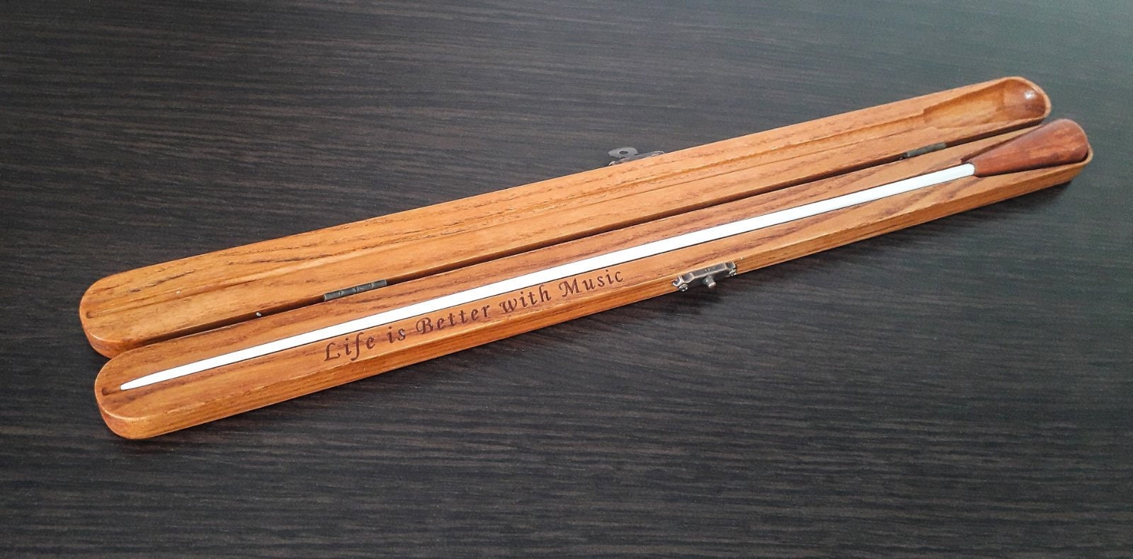 Conductor's Baton in Wooden Case. Engraving of Your Text Etsy