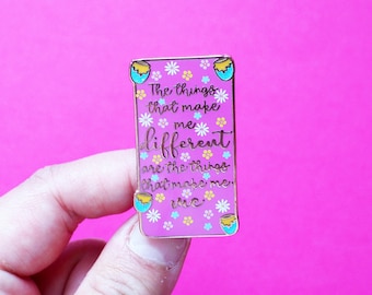 The Things That Make Me Different Quote pin