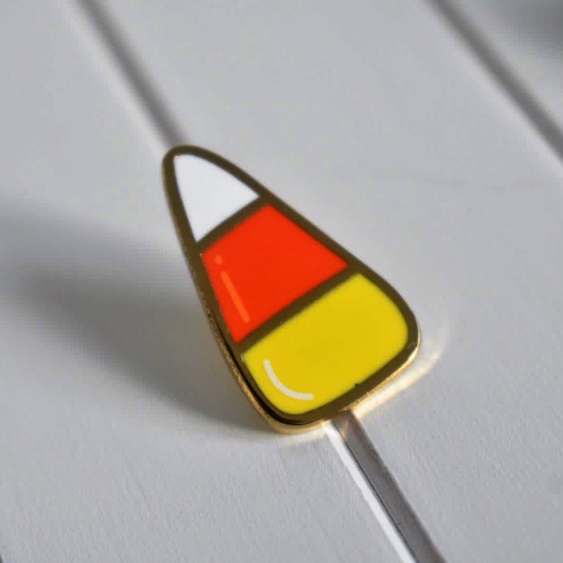 Halloween Candy Corn / Ghost Mini Pins Etsy