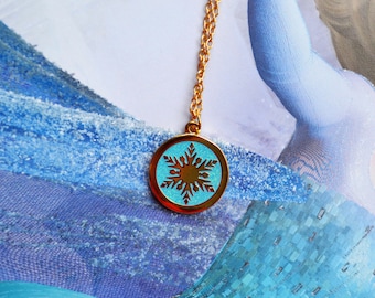 Snowflake Medallion Necklace