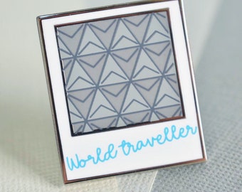 World Traveller Wall pin