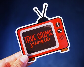 True Crime Junkie Sticker