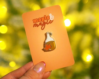 Maple Syrup hard enamel pin
