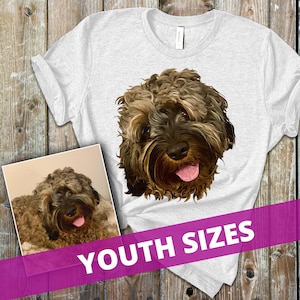 T-shirt personnalisé pour animal de compagnie pour enfant, t-shirt pour jeune fille, garçon, unisexe, chemise pour chien, cadeau d'anniversaire, animal de compagnie, chaton, chiot, t-shirt rose, t-shirt pour chien