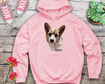 Sudadera con capucha para mascotas para niños, sudadera con capucha para perros personalizada, sudadera con capucha para gatos, sudadera para mascotas, camisa para perros, camisa para gatos, mamá de piel, papá de piel, cachorro