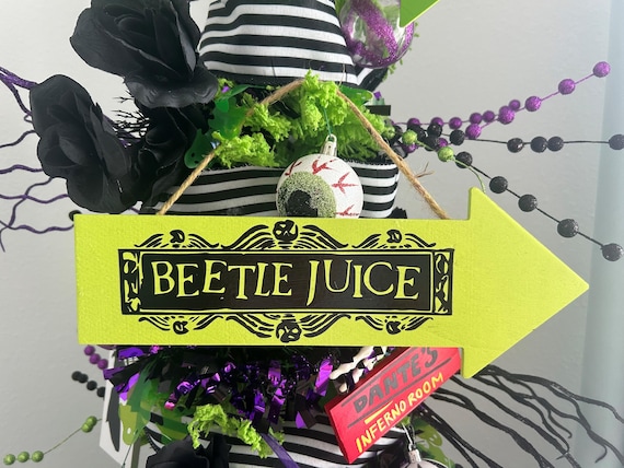 Beetle juice inspired Halloween Arrows- Beetlejuice Halloween decor