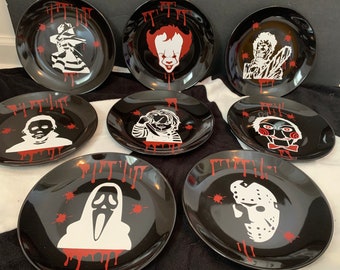 Horror Movie Plates