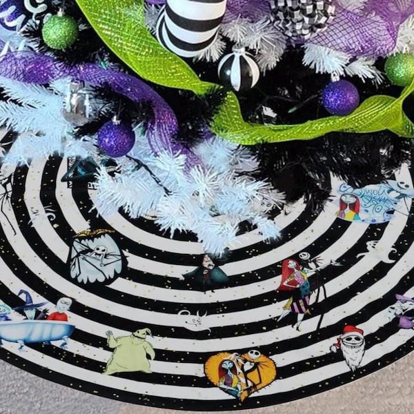 Nightmare Before Christmas Tree Skirt