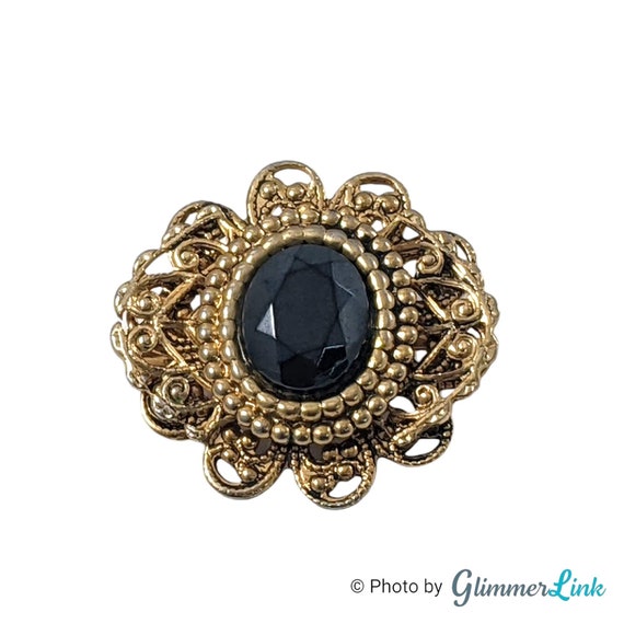Small 2024 black brooch