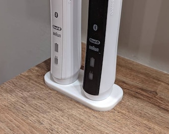 Electric Toothbrush Holder - Plastic Toothbrush Holder - 3D Printed Bathroom Storage