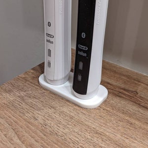 Electric Toothbrush Holder - Plastic Toothbrush Holder - 3D Printed Bathroom Storage