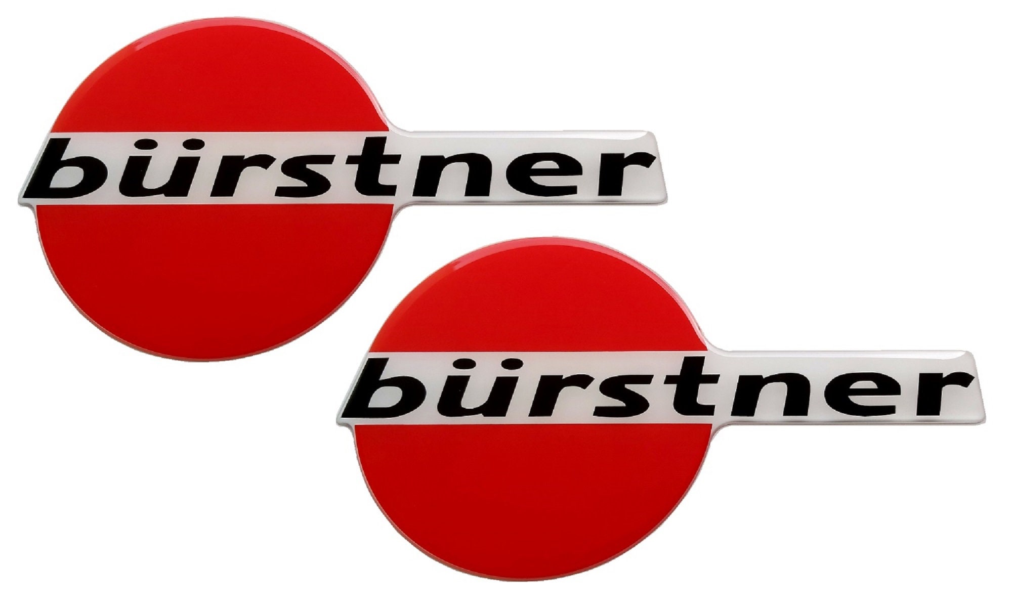 2x Bürstner Caravan Gewölbt Aufkleber Domed Stickers Adesivi Etsy