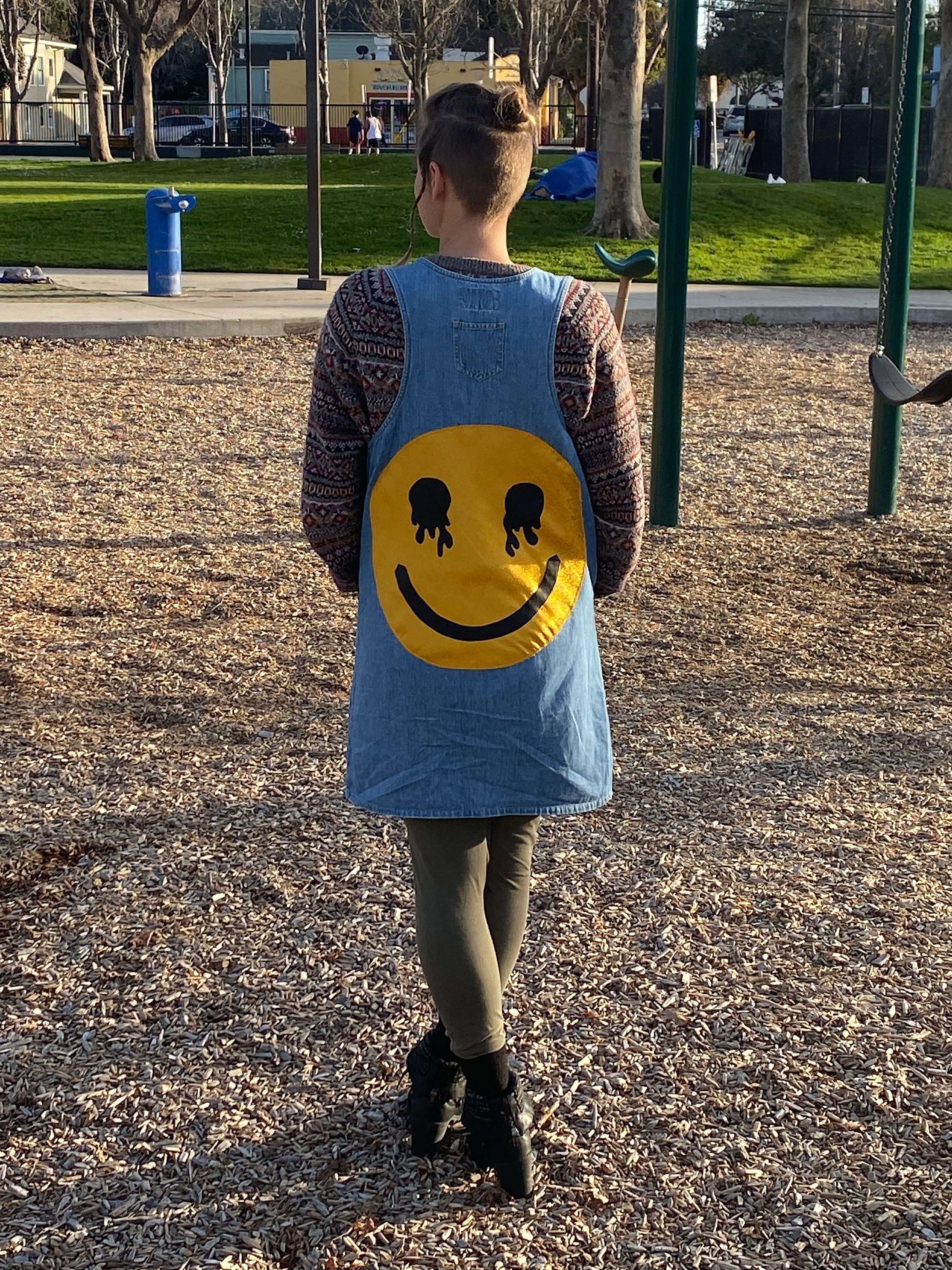 smiley face jumper designer