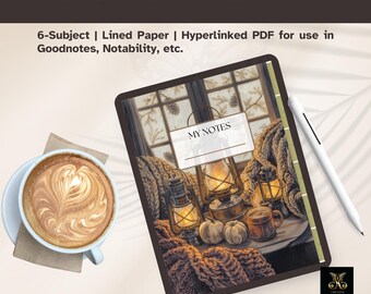 Autumn Digital Notebook: 73-Page Fall Journal for GoodNotes (PDF Download)