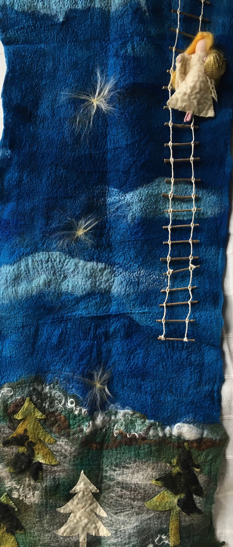 Angel post, Advent calendar