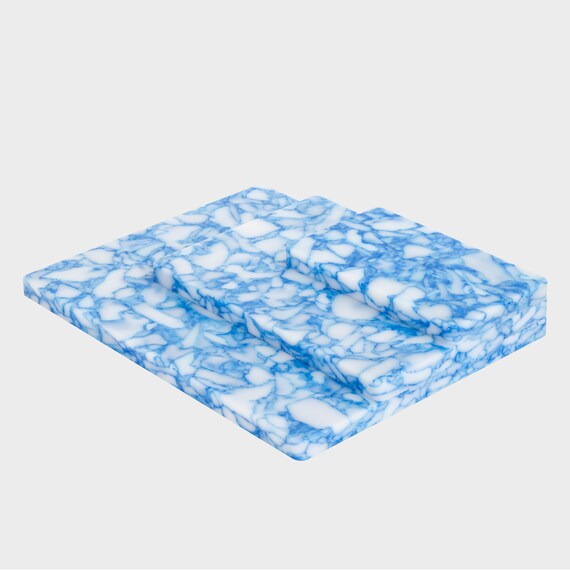 Chopping Board Marbled Blue Made From 100% Recycled Plastic 3 Sizes or Set  of 3 Cutting Board -  Sweden