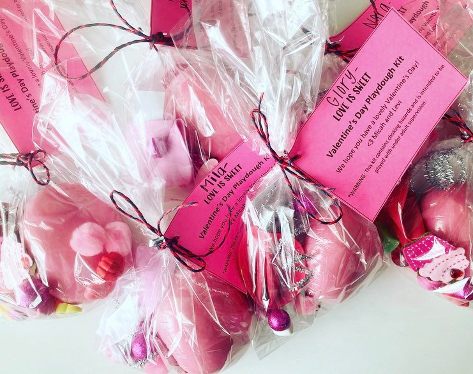 CUSTOM PARTY FAVORS Stocking Stuffers Goodie Bags 6 Pack Etsy