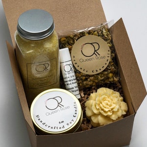 Juegos de regalo de spa llenos de productos hechos a mano - Varios aromas disponibles - Jabón hecho a mano - Baño y cuerpo