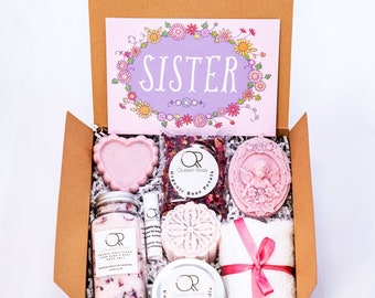 Sister Gift box/Sister Birthday gift/Sister self care gift/ Best friend gift box / Friendship gift/ spa gift set.