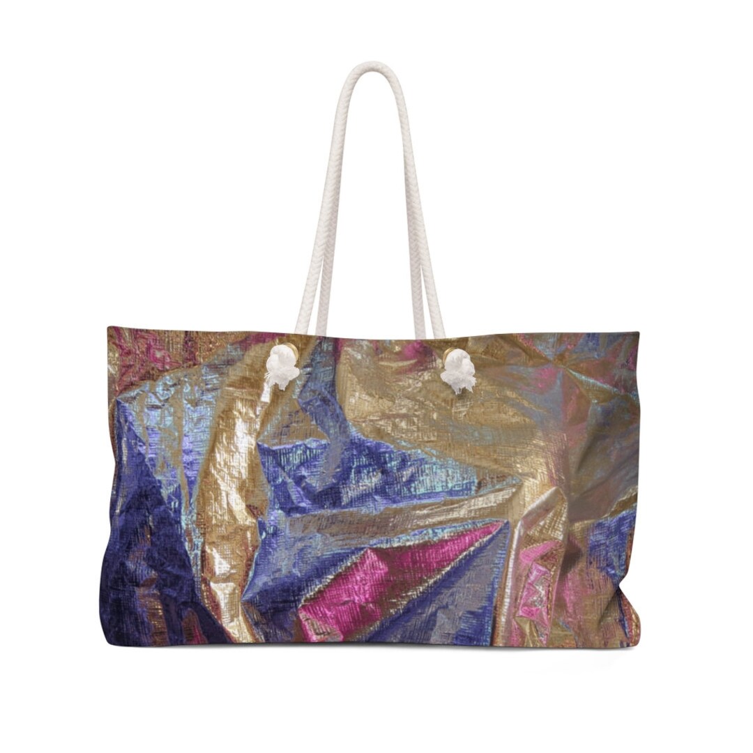 Tote Bag With Rope Handles Weekender Overnight Beach Etsy