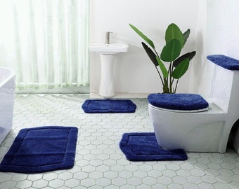 ZOE GARDEN Bathroom Rugs and Mats Sets Small Yellow Giraffe Skin Illustration 3 Piece Bath Rugs for Bathroom Washable U-Shaped Contour Rug Mat and Lid Cover ZOE GARDEN Bathroom Rugs and Mats Sets Small Yellow Giraffe Skin Illustration 3 Piece Bath Rugs for Bathroom Washable U-Shaped Contour Rug Mat and Lid Cover