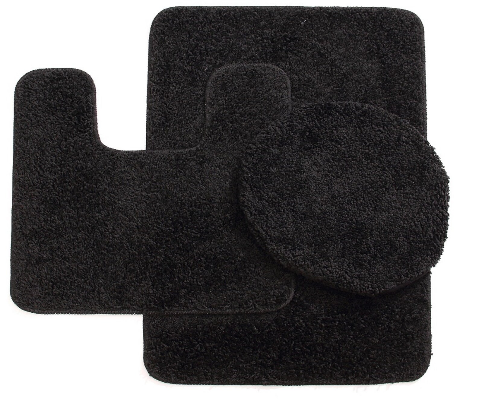 3 Piece Elite Spa hotel Collection Rug Set. Black Etsy