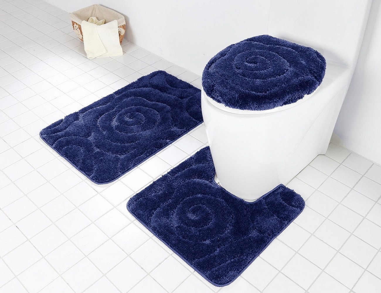 BH Home 3 Piece Luxurious Ultra Plush Prestige Bath Rug Set. Etsy