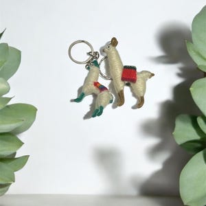 Alpaca llama keychain, ornament, alpaca favours, alpaca stocking stuffers