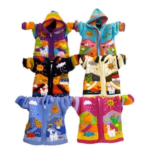 Baby & toddler animal sweaters, kid cardigan, fall winter sweater for kids, handmade Peruvian sweater jacket, cute baby sweater