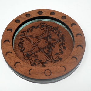 Handmade Wiccan Pentacle Trinket Dish image 1
