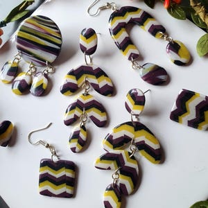 Non-binory Handmade Polymerclay Accessories (Earrings,Studs,Pins)