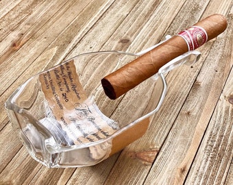 Blanton’s Bottle Ashtray w/ reverse label