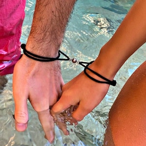 Couples connecting bracelets deals