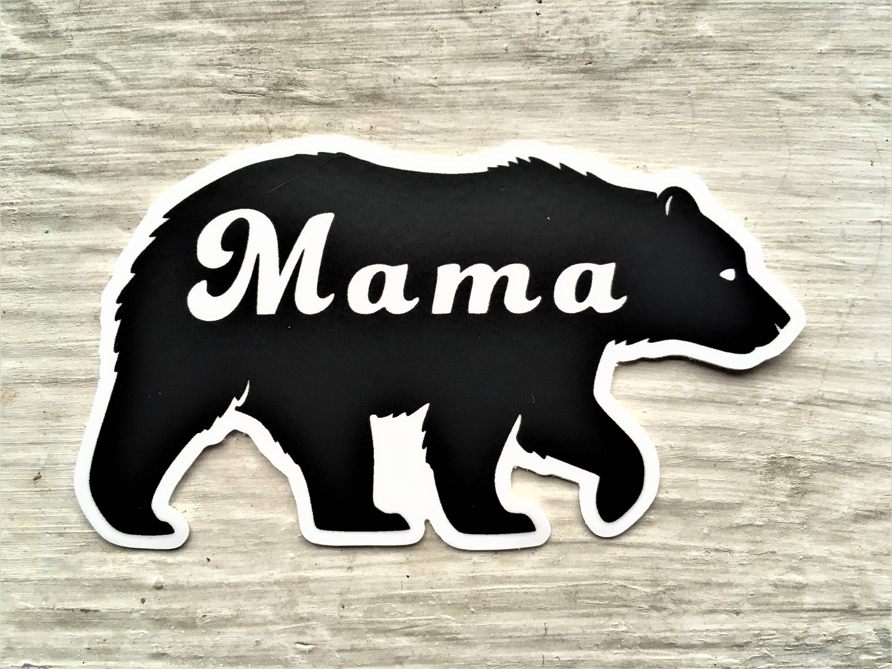 Mama Bear Vinyl Sticker Mother's Day Gift Gift For Mom | Etsy
