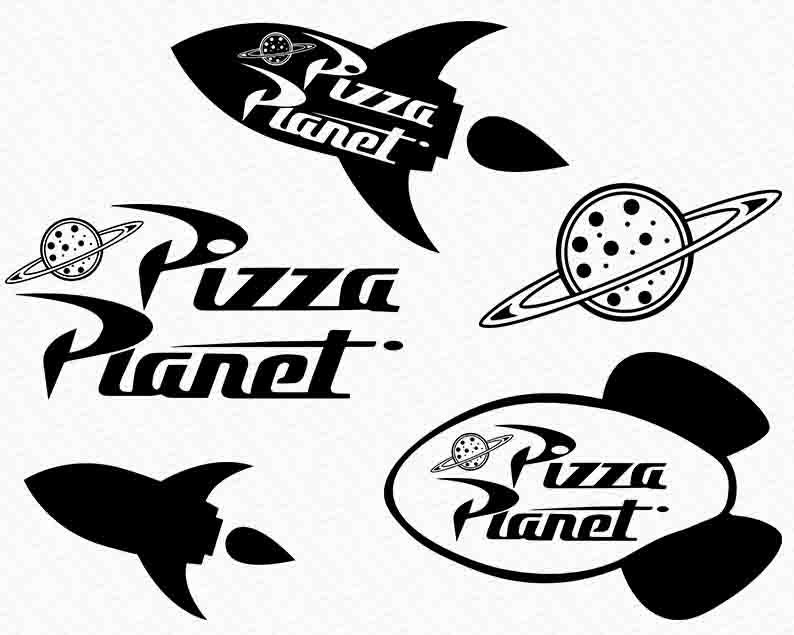 Pizza Planet Logo Svg Toy Story Svg Woody Buzz Svg Cut | Etsy