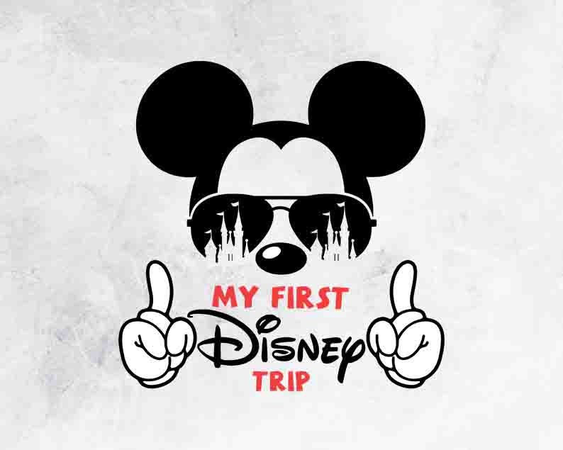 My First Disney Trip SVG PNG Etsy