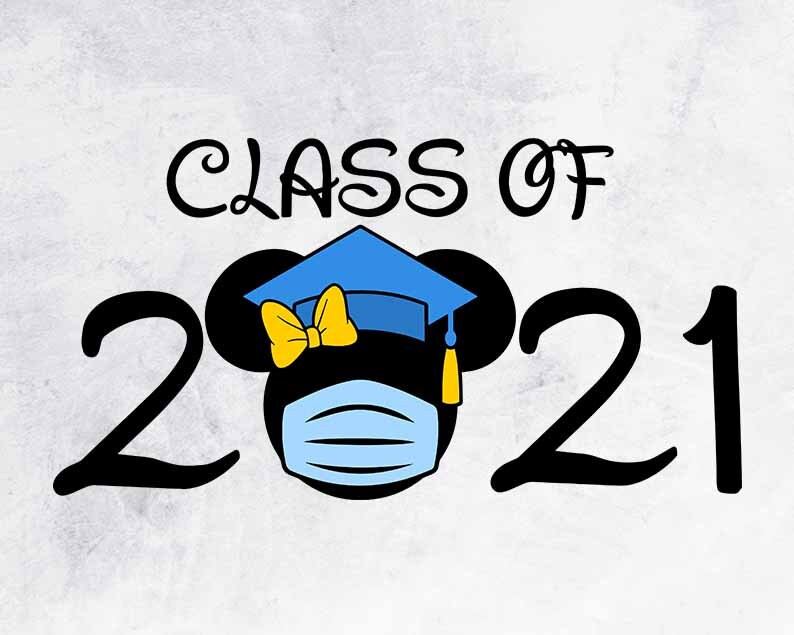 Download Class of 2021 Disney Mickey Minnie Mouse SVG PNG | Etsy