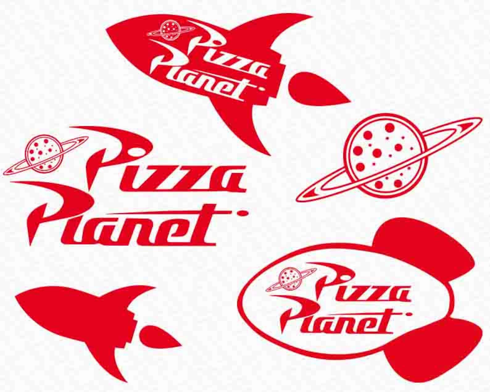 Pizza Planet Logo Svg Toy Story Svg Woody Buzz Svg Cut | Etsy