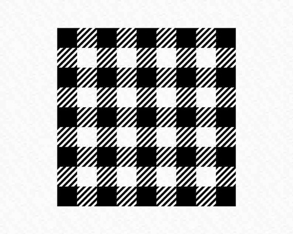 Buffalo Plaid Pattern SVG