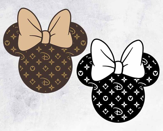 Disney Monogramm Minnie Maus Ohren Schleife SVG PNG | Etsy