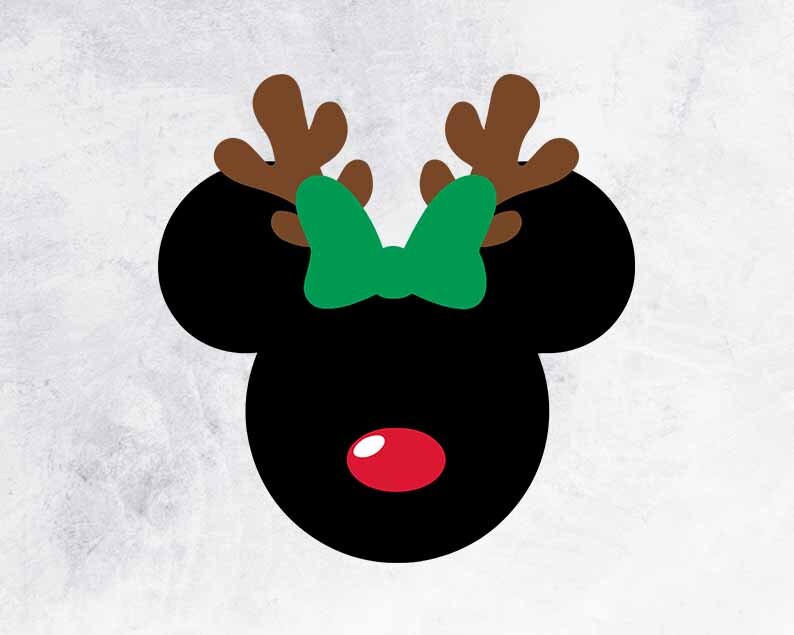 Download Disney Navidad Cornamenta de reno Mickey Minnie Orejas de ...