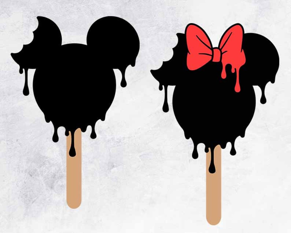 Ice Cream Disney Snack Mickey Minnie Mouse SVG PNG Etsy