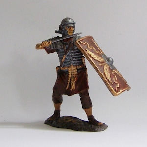 Speelgoed soldaten Actie Beeldjes Romeinse Warrior 3 Eeuw na Christus 54 mm Cijfers 1/32 Tin Soldaten Miniaturen Beeldjes Toys Toys Sculpturen Gifts Metal