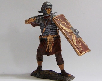 Toy Soldiers Action Figurines Roman Warrior 3 Century AD 54 mm Figures 1/32 Tin Soldiers Miniatures Statuettes Toys Sculptures Gifts Metal