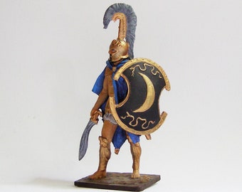 Toy Soldiers Action Figurines Greek Hoplite 5th Century BC 54 mm Figure 1/32 Scale Tin Soldiers Miniatures Statuettes Figures Toys Sculpture